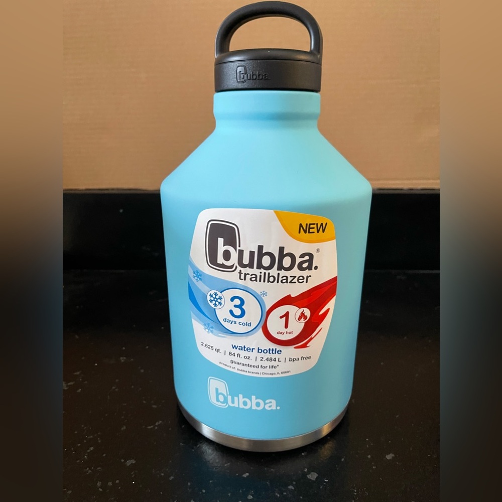 Bubba 84 oz Island Teal Insulated Stainless Steel Water Bottle with Screw Cap